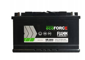 Akumulator 80AH Fiamm ECOFORCE AGM DARMOWY DOWÓZ Chopina 1 696x685x321