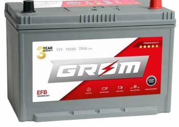 Akumulator 100Ah/780A J P+ Grom EFB