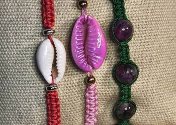 Bransoletki kamienie naturalne rękodzieło