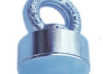 Uchwyt magnetyczny neodymowy walcowy 1s gwintowany 40x25mm 100kg