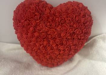 Serce z różyczek piankowych
