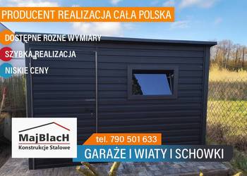 Schowek Ogrodowy  - Schowek na Narzędzia - Garaż Blaszany – Maj-Blach