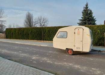 Przyczepa kempingowa Niewiadów 126 Żuk Nysa Tarpan PRL Fiat Polonez