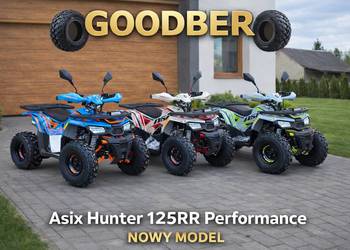 Quad Asix Hunter 125 Nowy model 2026 ATV licznik światła Led raty wzmacnian