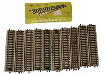Szyny, HM-H0-Märklin 10 prostych szyn M, #5106