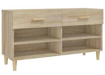 vidaXL Szafka na buty, dąb sonoma, 102x35x55 cm(sku812819)