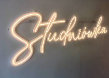 Napis podświetlany neon LED Studniówka
