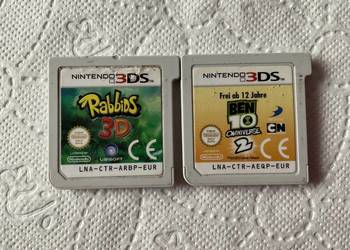 2 gry Nintendo 3DS Ben 10 i Rabbids 3D