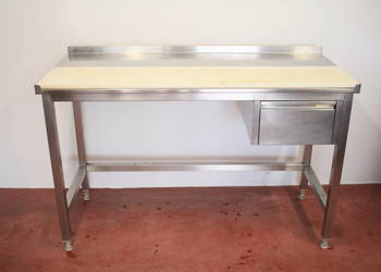 Stół gastronomiczny z szufladą - 140x60 cm