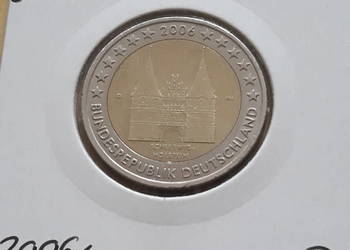 2 Euro Niemcy Schleswig Holstein 2006 r. men. D