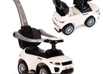 Jeździk chodzik pchacz 3w1 autko super car biały
