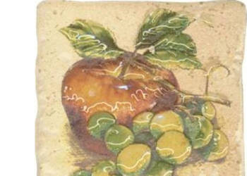 Dekor Dolce beige Inserto Jabłko 10 x 10, Paradyż, płytki, kafelki, flizy