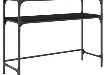 Stolik konsolowy czarny 100x355x75 cm WM-834045