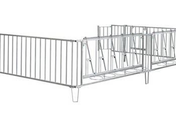 6-częściowe ogrodzenie dla domku dla cieląt XL-10 z automatycznym systemem…