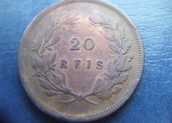 Stare monety 20 real 1891 Portugalia /2