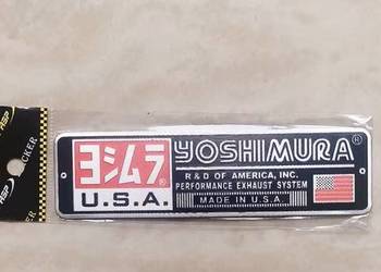 Naklejka 3D Aluminium "YOUSHIMURA" na tłumik