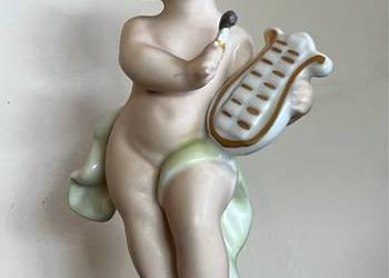 Figurka chłopca grającego na cymbałkach. Gerold &Co. Tettau. Bavaria 1937-6