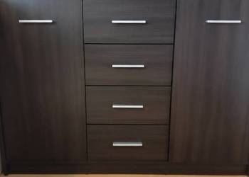 Komoda szafka szuflady półki BRW wenge