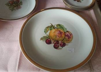 Patera z owocami. CL. Czechslovakia. Biała porcelana