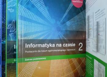 Informatyka na czasie 2 Książki szkolne Trójmiasto Sopot Gdynia Gdańsk tani