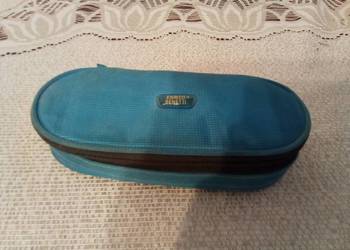 Piórnik niebieski vintage Enrico Benetti