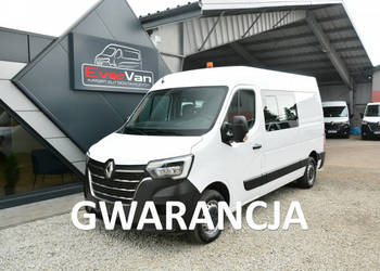 Renault Master L2H2 średniak 7-osobowy brygadówka doka pełna opcja