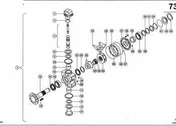Claas Lexion 580 TŁOK 0007308460 (Napędzana oś kierowana "mud hog"; silnik…