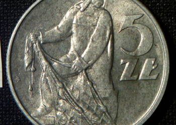 5 złotych 1973 - RYBAK - stan I (menniczy)_
