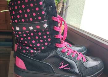 Buty wysokie  glany trapery wiązane ocieplane workery trekkingowe oryginaln