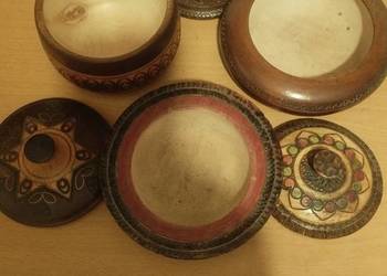 Zestaw 3 szkatułki prl