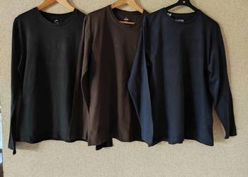 bluza męska koszula bluza koszulka z długim rękawem sacual slim fit
