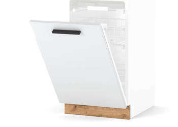 Szafka Kuchenna Front Do Zabudowy Zmywarki 45cm Blande Wotan Biały Mat