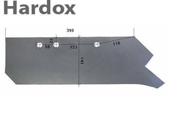 Lemiesz 300hektarów HARDOX 93136/P części do pługa FRAUGDE