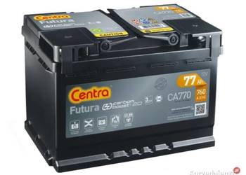Akumulator 77Ah 760A Centra FUTURA PRAWY PLUS