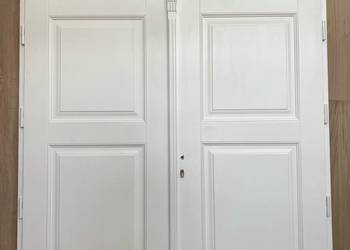Solidne drzwi modrzewiowe antywłamaniowe/ antywyważeniowe