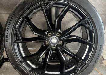 22 cale Audi Q7 4m VW Touareg 3gen 5x112 ET33 9.5J felgi koła komplet z opo