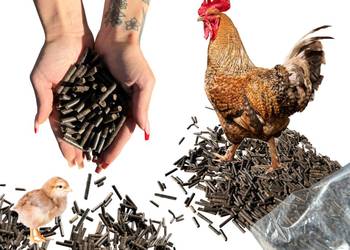 Ściółka bio Pellet pelet dla kur podłoże żwirek drobiu ekologiczny 15 kg