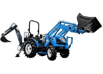 LS Tractor MT3.60 MEC 4x4 - 57 KM + ładowacz czołowy LS LL4104 + koparka L…