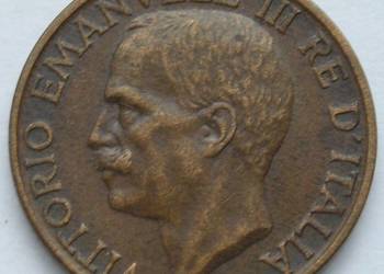 WŁOCHY 10 CENTESSIMI 1923 - WIKTOR EMANUEL - PSZCZOŁA