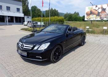 MERCEDES E350CGI 292KM KABRIO AVANTGARDE FULL OPCJA SKÓRA