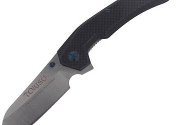 Nóż składany TOKISU Tactical Black G-10/Carbon Fiber, Satin (18448)