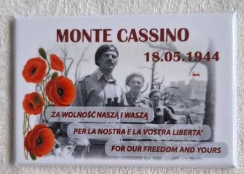 magnes na lodówkę - Monte Cassino Włochy