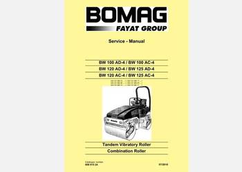 Bomag BW100AD-4 BW100AC-4 BW120AD-4 instrukcja napraw PL
