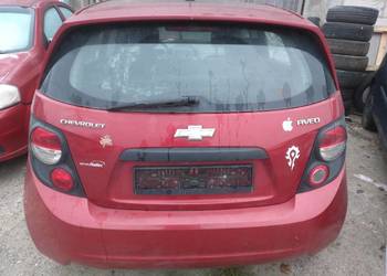 Kpl Tył Klapa + Zderzak Tylny Lampy Chevrolet Aveo T300 11-14r Wysyłka