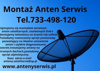Montaż Serwis ustawianie anten montaż telewizorów na ścianie Siemianowice