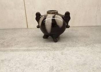 ceramiczny wazonik pękaty amfora