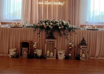 Dekoracje Ślubne Komunia Chrzest Flora Retro