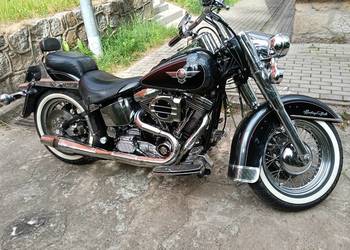 Harley Davidson Heritage Softail evo FLSTN ," nostalgia"