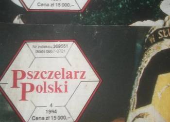 Pszczelarz Polski - miesięczniki 1-4 z 1994 roku