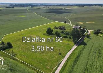 Siedlisko w otoczeniu natury 3,5 ha + las / Warmiany